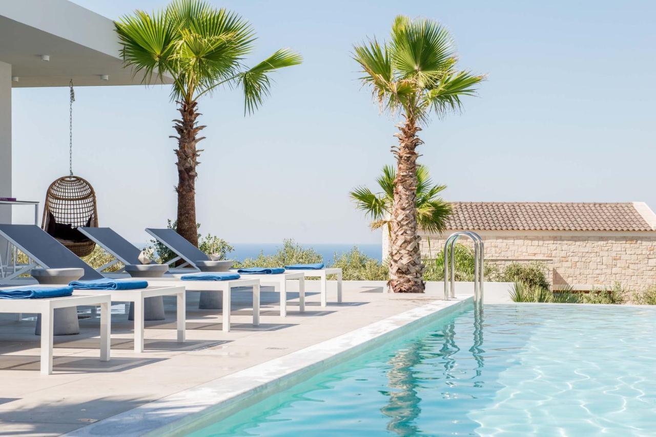 קיסאמוס Villa Lydia I Superb Views, Two Pools, Next To The City מראה חיצוני תמונה